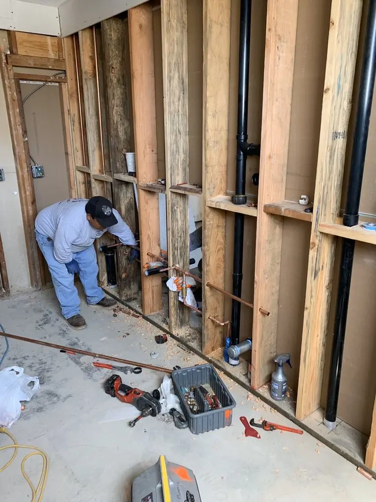 Commercial rough-in plumbing for Water Heater Replacement in Hoover